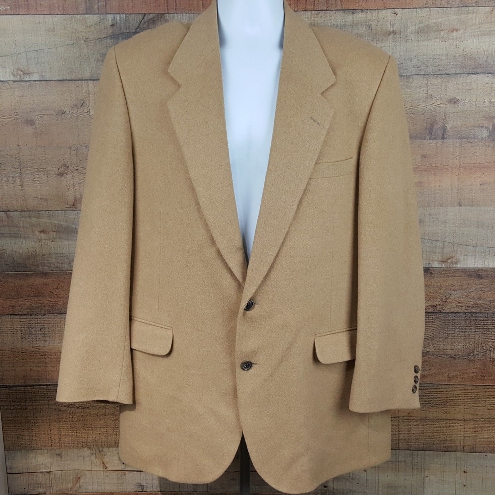 Botany 500 Lined Blazer Men's 100% Fine Camel Hair